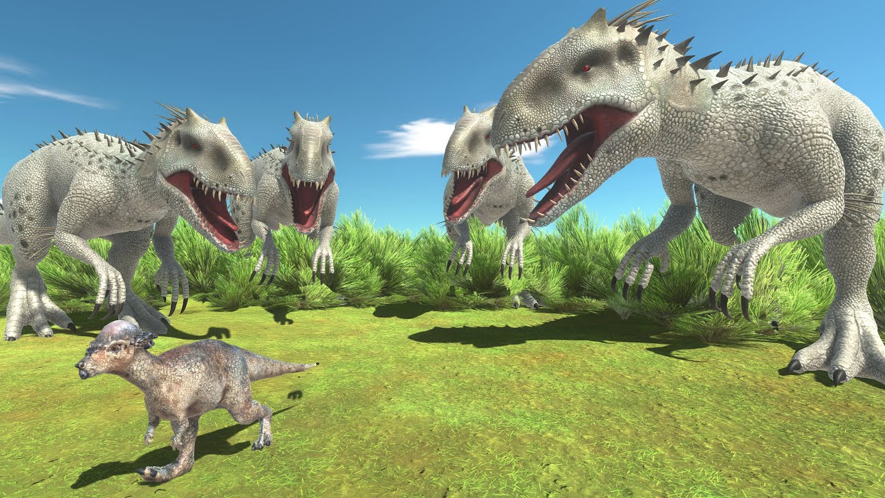 The Indominus Canyon: Can Dinosaurs and Animals Escape in Time?