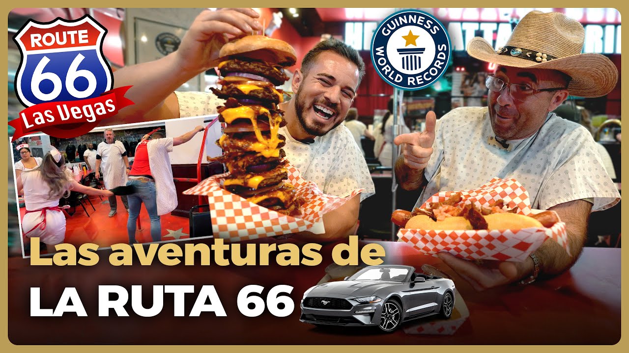 ME PEGAN en el RESTAURANTE MÁS CALÓRICO del MUNDO - La RUTA 66 GASTRONÓMICA 9: Las Vegas
