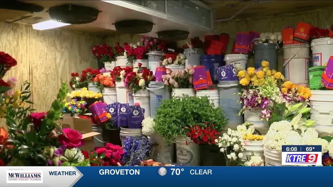 Lufkin florists prepare for Valentine’s Day rush