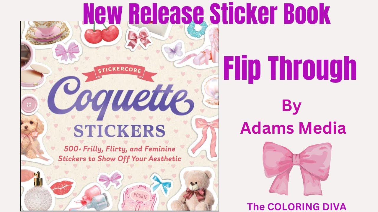 COQUETTE STICKER BOOK FLIP THROUGH 🎀 #journal #collage #junkjournal #scrapbooking #coquette