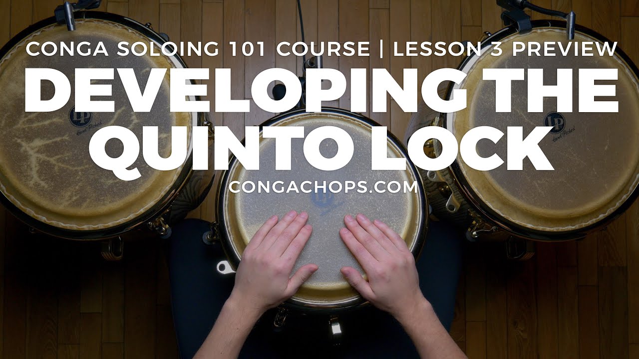 How to Play a Solo on Congas Course | Lesson 3 Preview | Developing the Lock | CongaChops.com