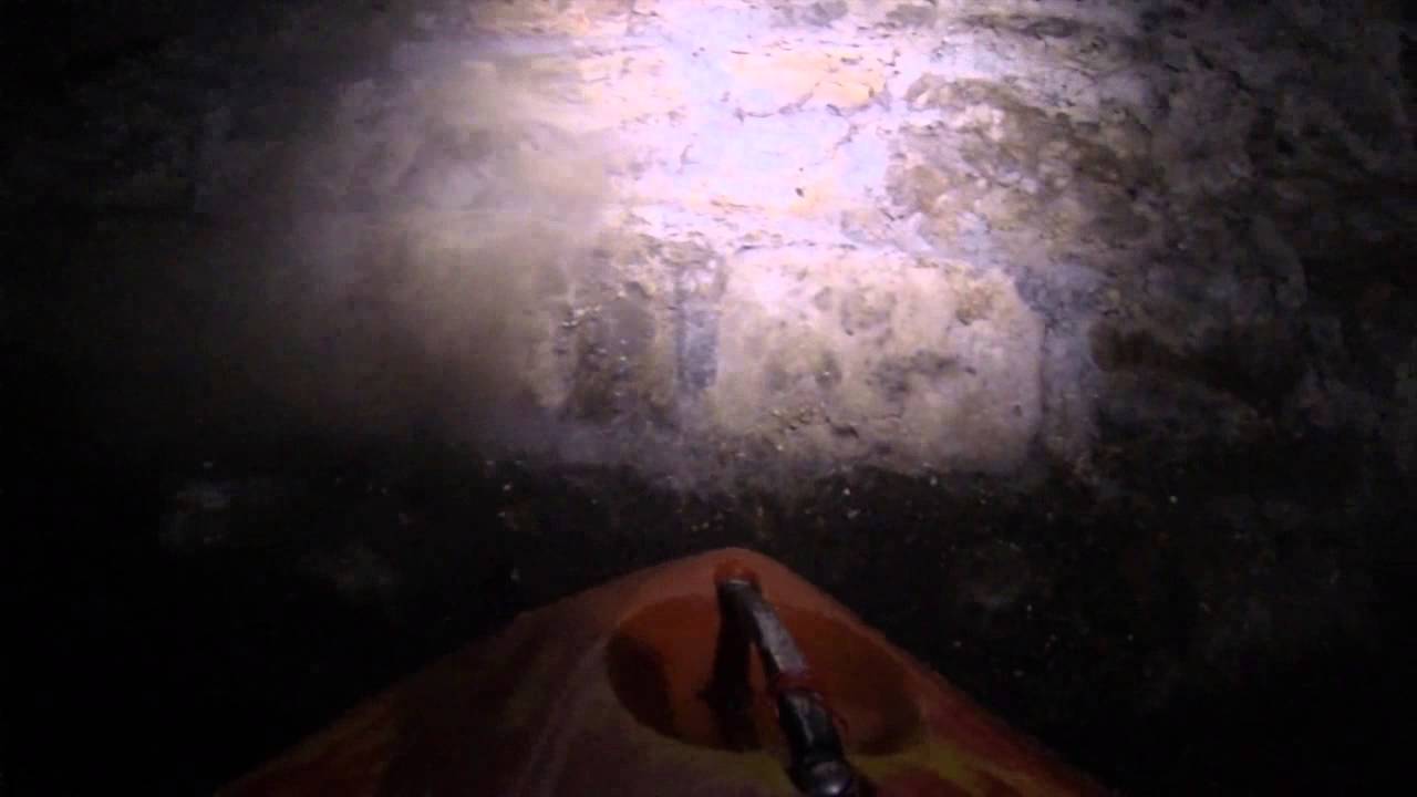 Kayaking around the old Bristol moat and finding a secret door