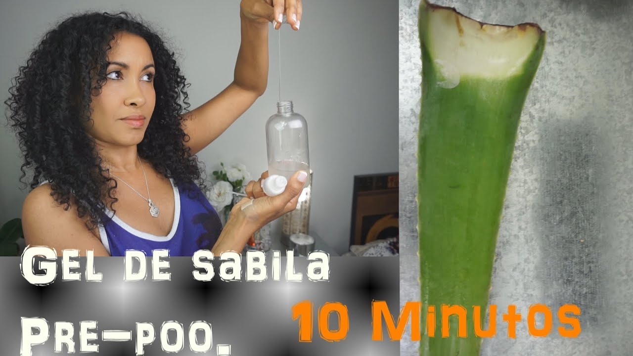 Gel de sabila en 10 minutos /Mascarilla para crecer el cabello