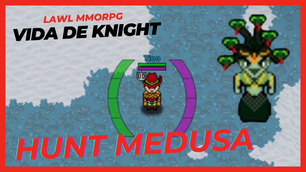 LAWL MMORPG - Tasks de medusa - Exp (10kk/h) + Profit (2.2kk/h) - Knight 795