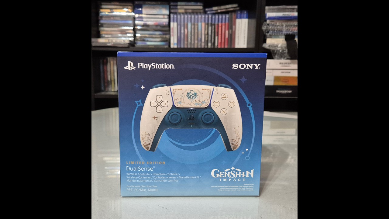 Распаковка ограниченного издания Genshin Impact DualSense для PS5