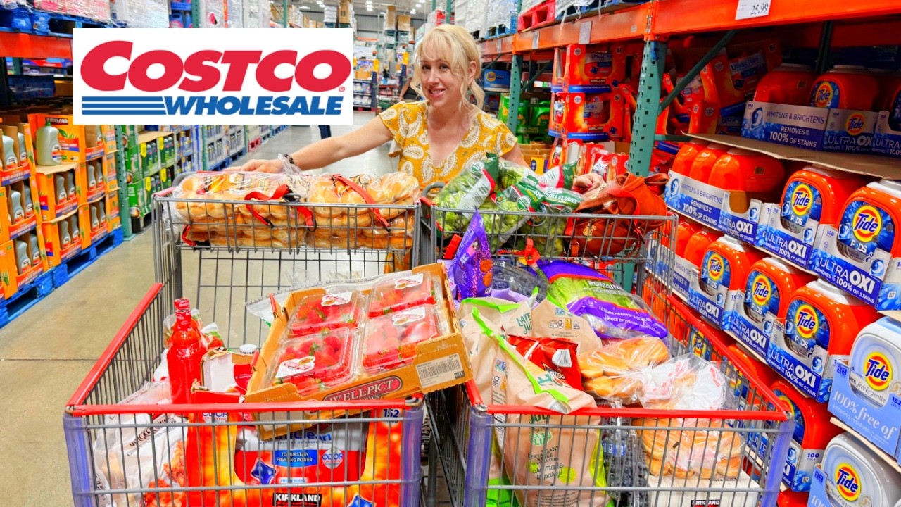 MASSIVE COSTCO Stocking Up on a Budget for My Large Family, Birthday Dinner + Freezer Cooking!!