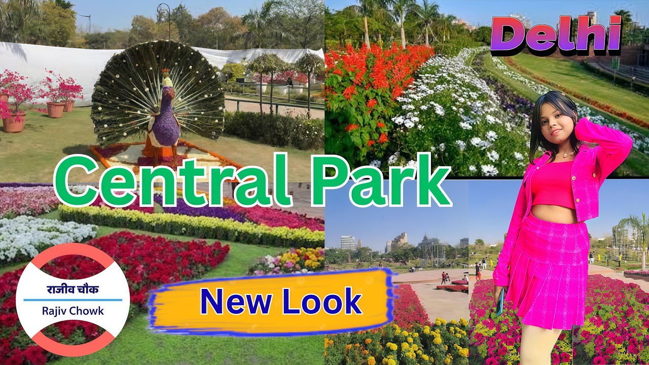 Delhi Famous Place Central Park Rajiv Chowk Vlog