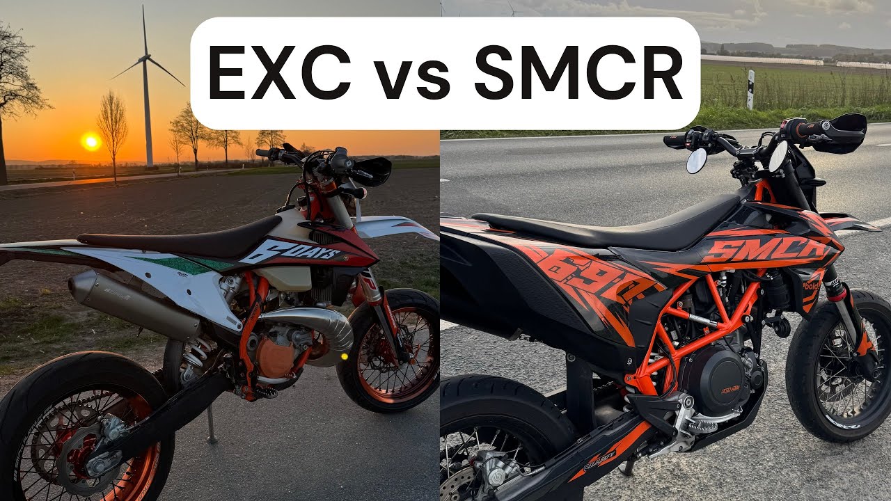KTM SMCR vs EXC Supermoto &ndash; Was finde ich besser? 🤔🔥