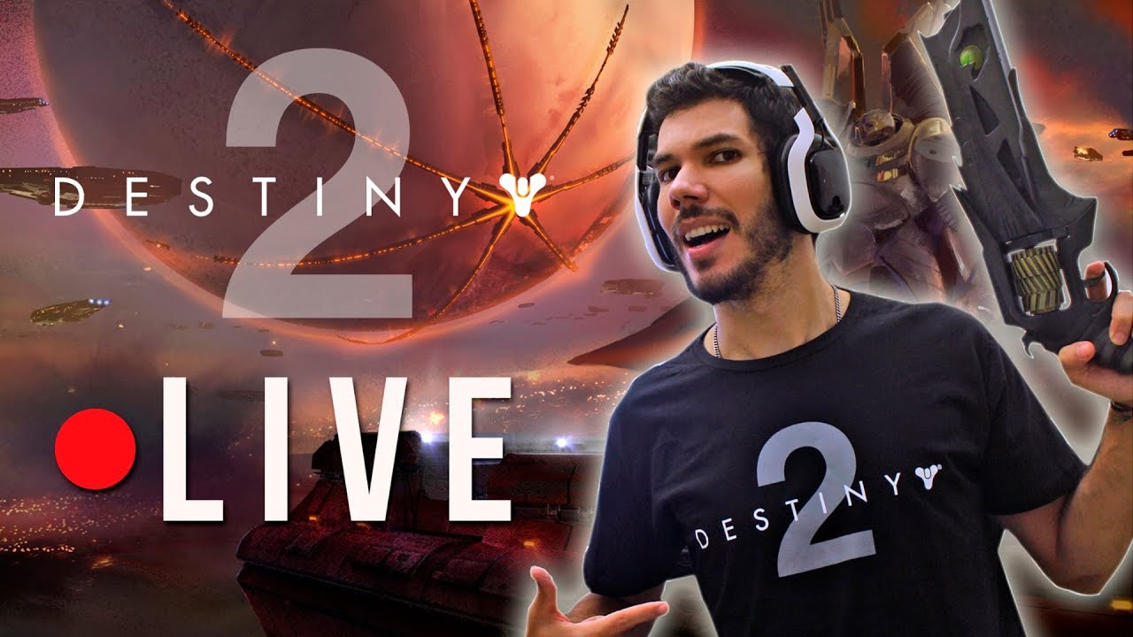 DESTINY 2 - LIVE DE LANÇAMENTO! CAMPANHA COMPLETA! Gameplay em Português PT-BR (Ps4 Pro)