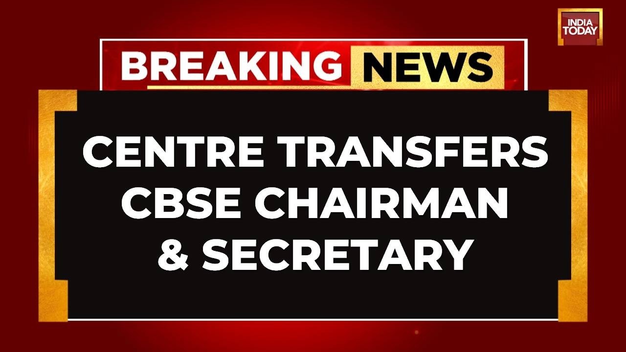 CBSE Mess LIVE: Centre Transfers CBSE Chairman & Secretary Amid Row | Watch LIVE