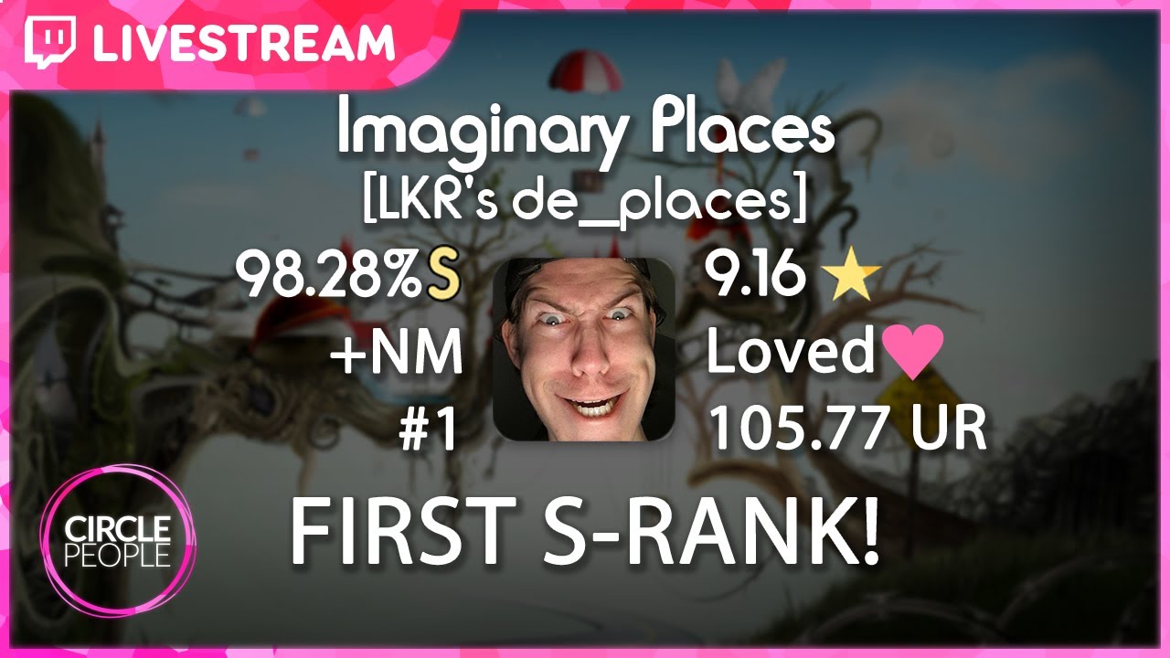osu! | badeu | Busdriver - Imaginary Places [LKR's de_places] 98.28% 9.16⭐ 1xSB | FIRST S RANK!
