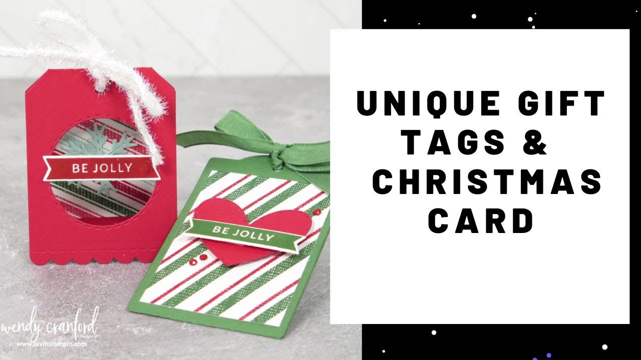 Unique Christmas Gift Tags & A Simple Christmas Card & Horse Shopping