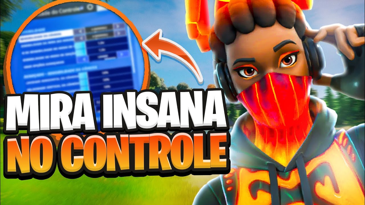 COMO TER MIRA BOA NO CONSOLE/CONTROLE! - Fortnite (Melhor Configuração)