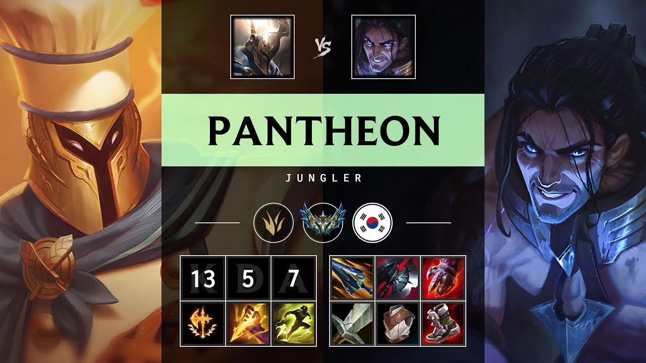 Pantheon Jungle vs Sylas - KR Challenger Patch 25.21