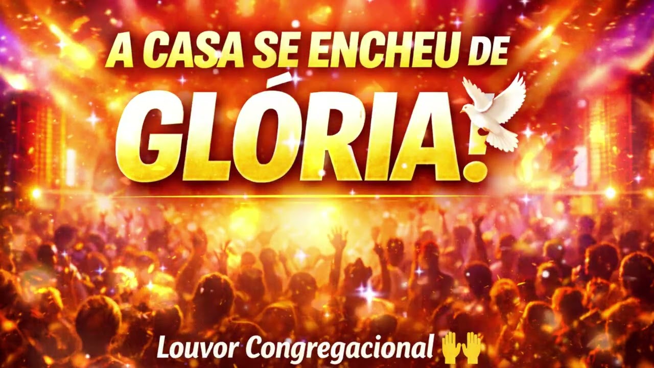A CASA SE ENCHEU DE GLÓRIA,gospel,