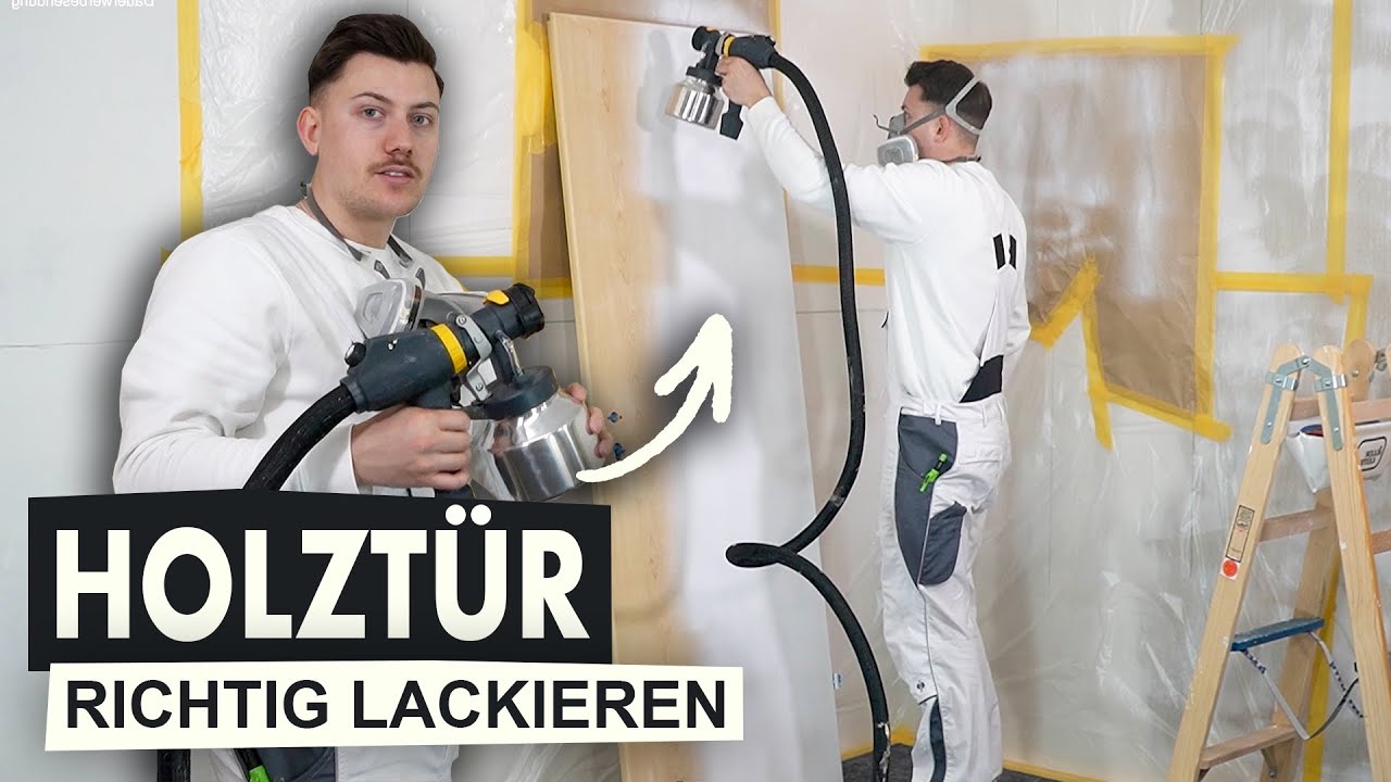 Schritt-für-Schritt-Anleitung: Holztüren professionell lackieren