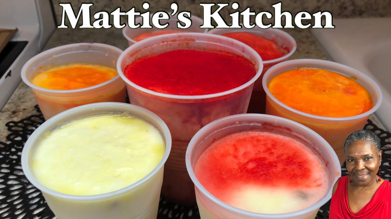 Frozen Fruit Cups With Monk Fruit | Sugar Free Jolly Rancher Candy | Shaved Ice | Mattie's Kitchen