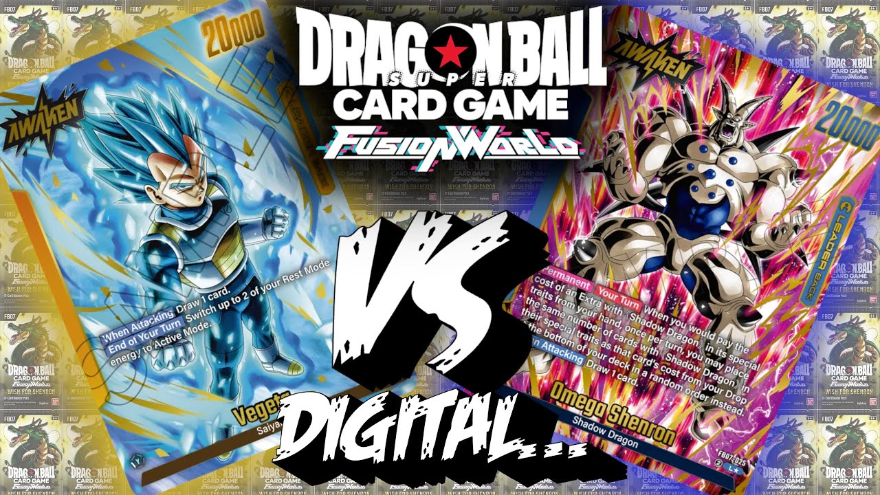 [FB-07] Vegeta SSJ Blue 🟡 vs 🐲 Omega Shenron | Dragon Ball Super Fusion World Match.