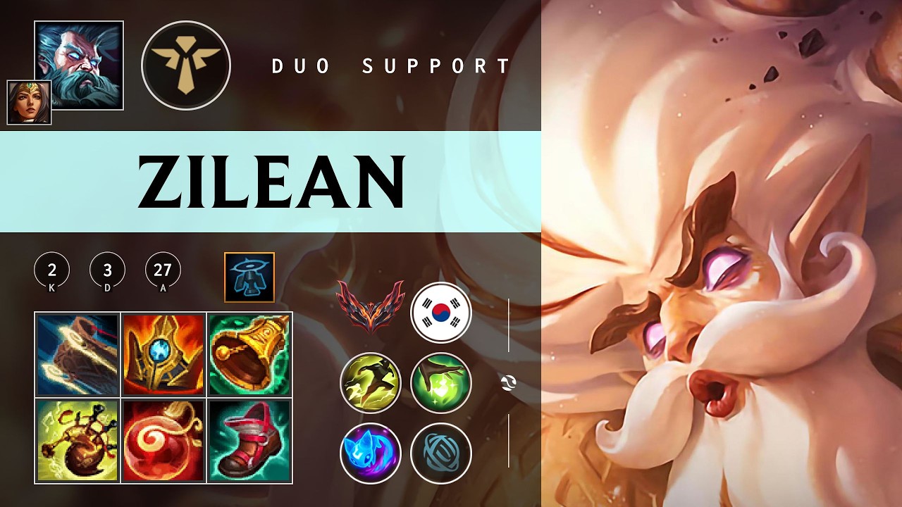 Zilean Support vs Leona - KR Grandmaster Patch 26.04