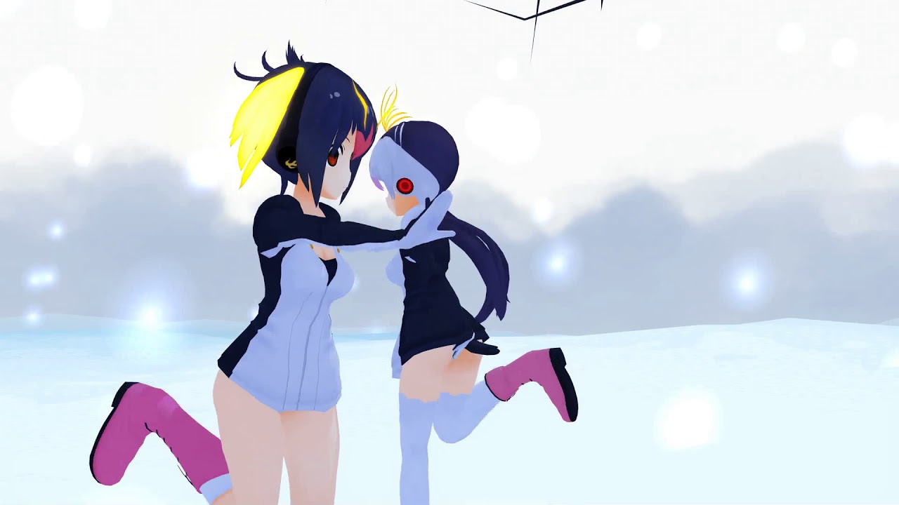 MMD Kemono Friends star night snow- Happy New year