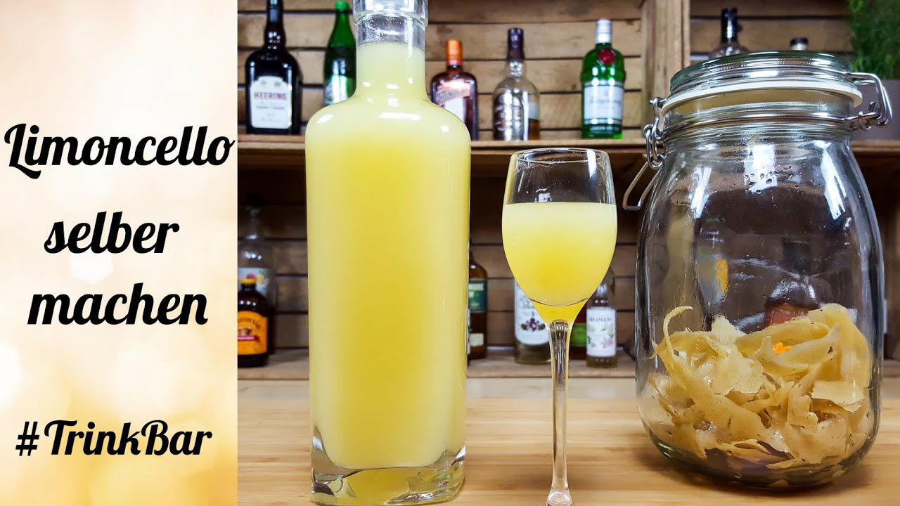 Limoncello selber machen - Likör - Rezept - TrinkBar