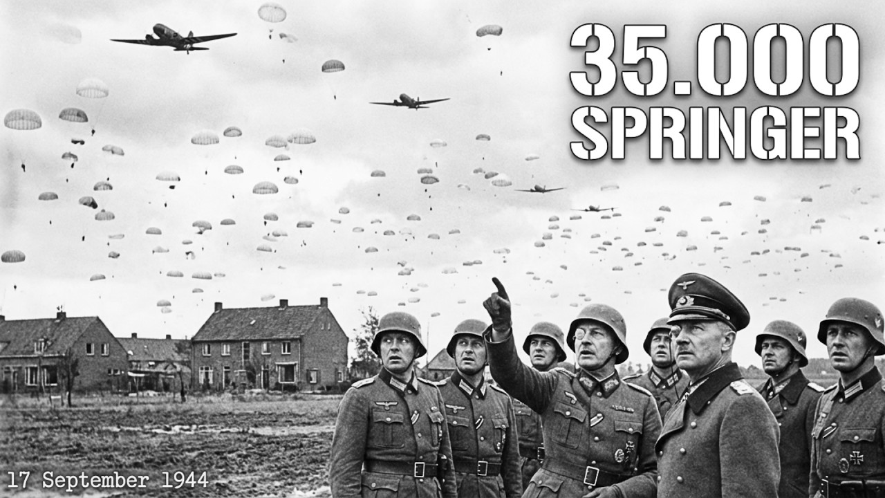 Was Model sagte, als 35.000 alliierte Fallschirmjäger über Holland absprangen