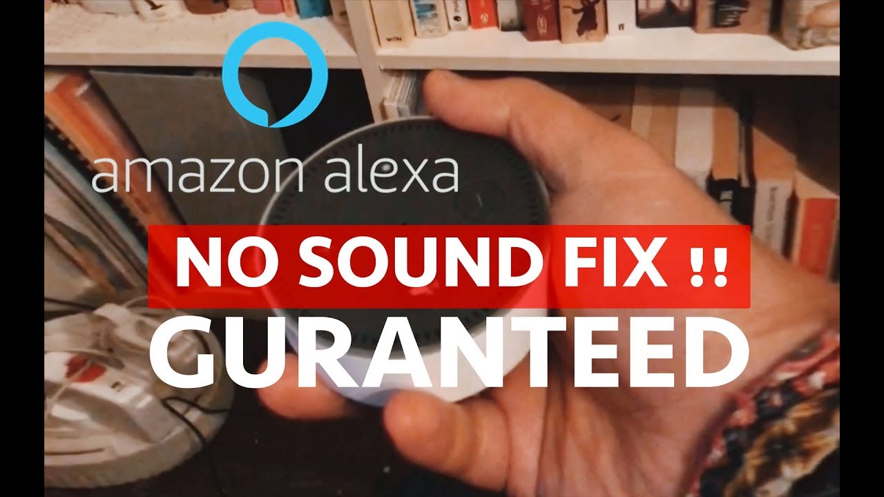 No Sound Amazon Echo Dot FIX ! SUBSCRIBE IF IT WORKED FOR YOU. Guaranteed