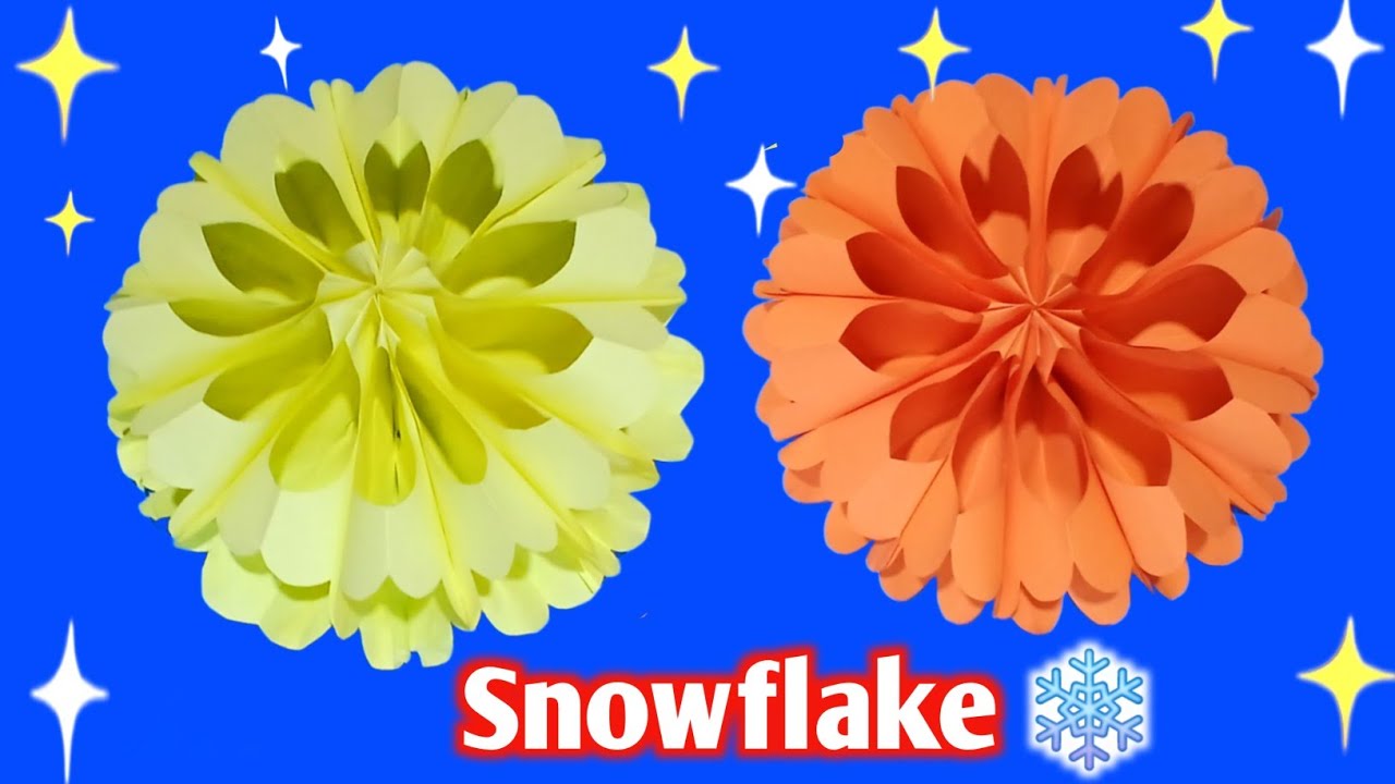 Paper Snowflake ❄️ | How to Make a Snowflake from Paper