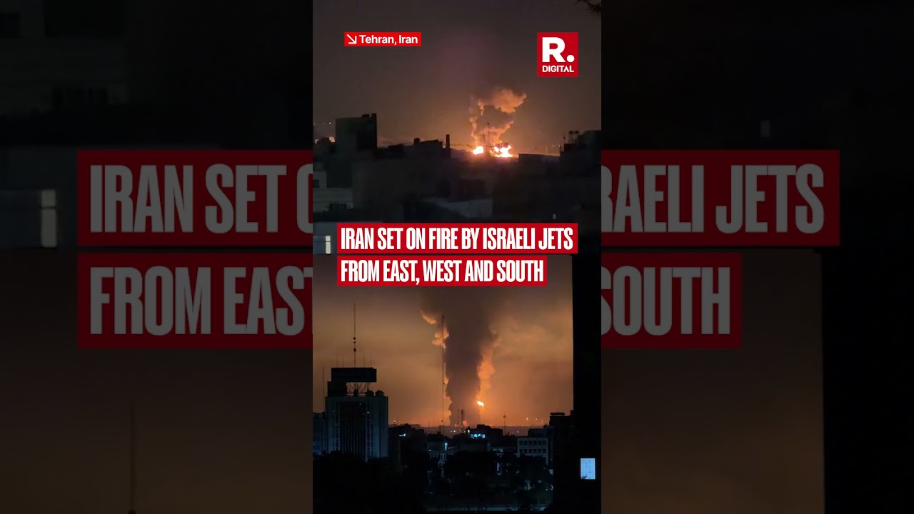 US-Israel Strikes Hit Tehran Oil Facilities, Sparking Massive Fires