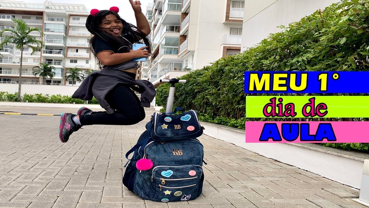 MEU PRIMEIRO DIA DE AULA - ROTINA VOLTA ÀS AULAS 2019 - EDUARDA FERRÃO