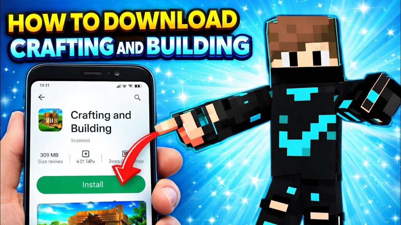 How to Download Crafting and Building In Mobile @TechnoGamerzOfficial #craftingbuilding