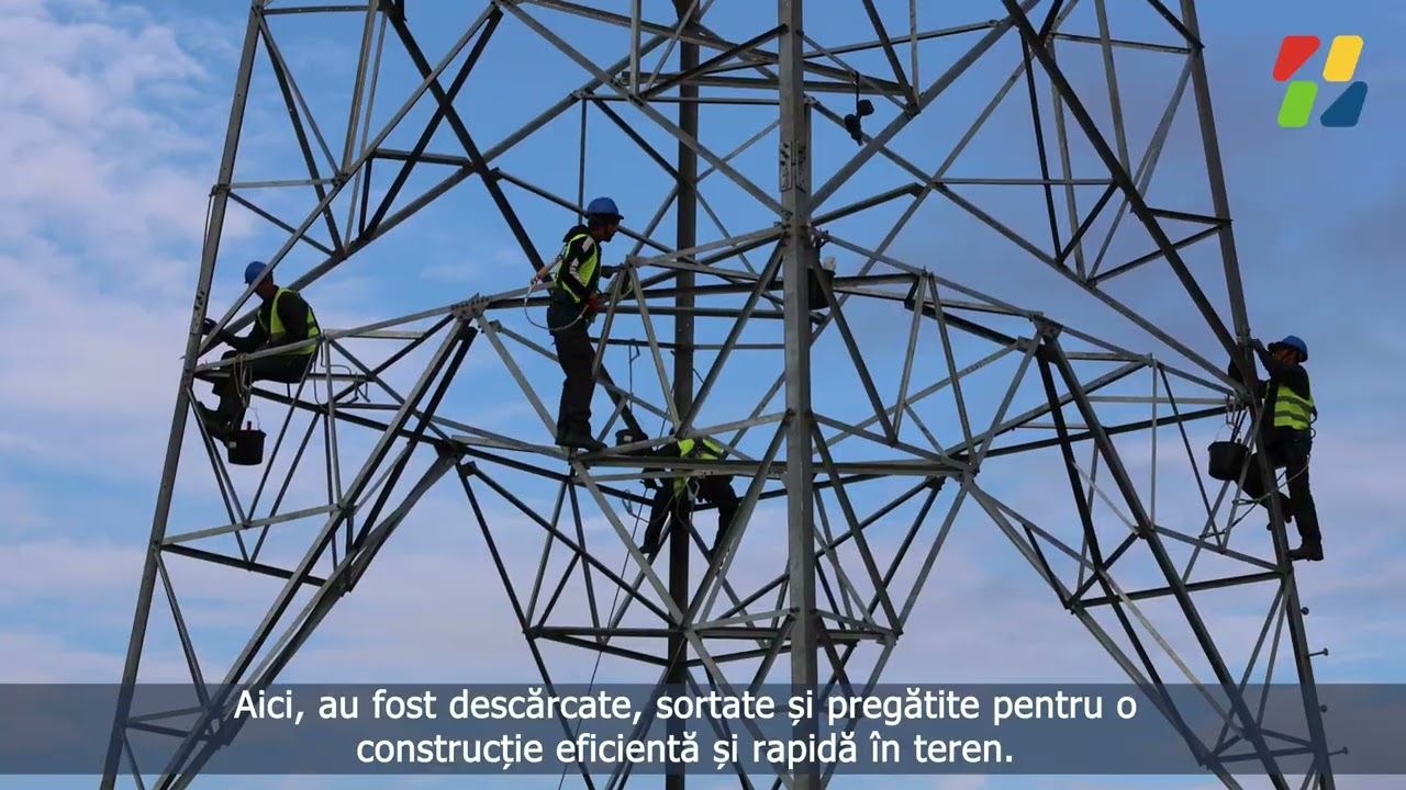 Înălțimea unui pilon al LEA 400kV Vulcănești-Chișinău poate ajunge până la 48 de metri