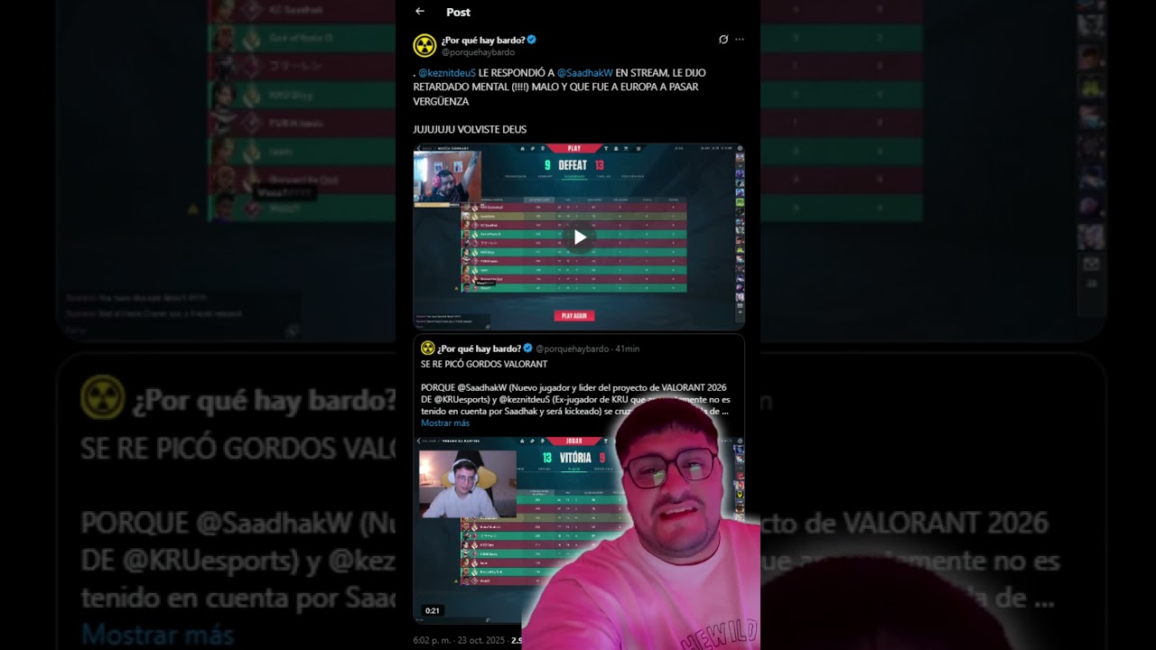 QUE PASO CON KEZNIT Y SAADHAK? #valorant #vct