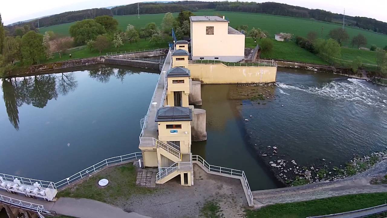 Řeka Morava Jez Hodonín