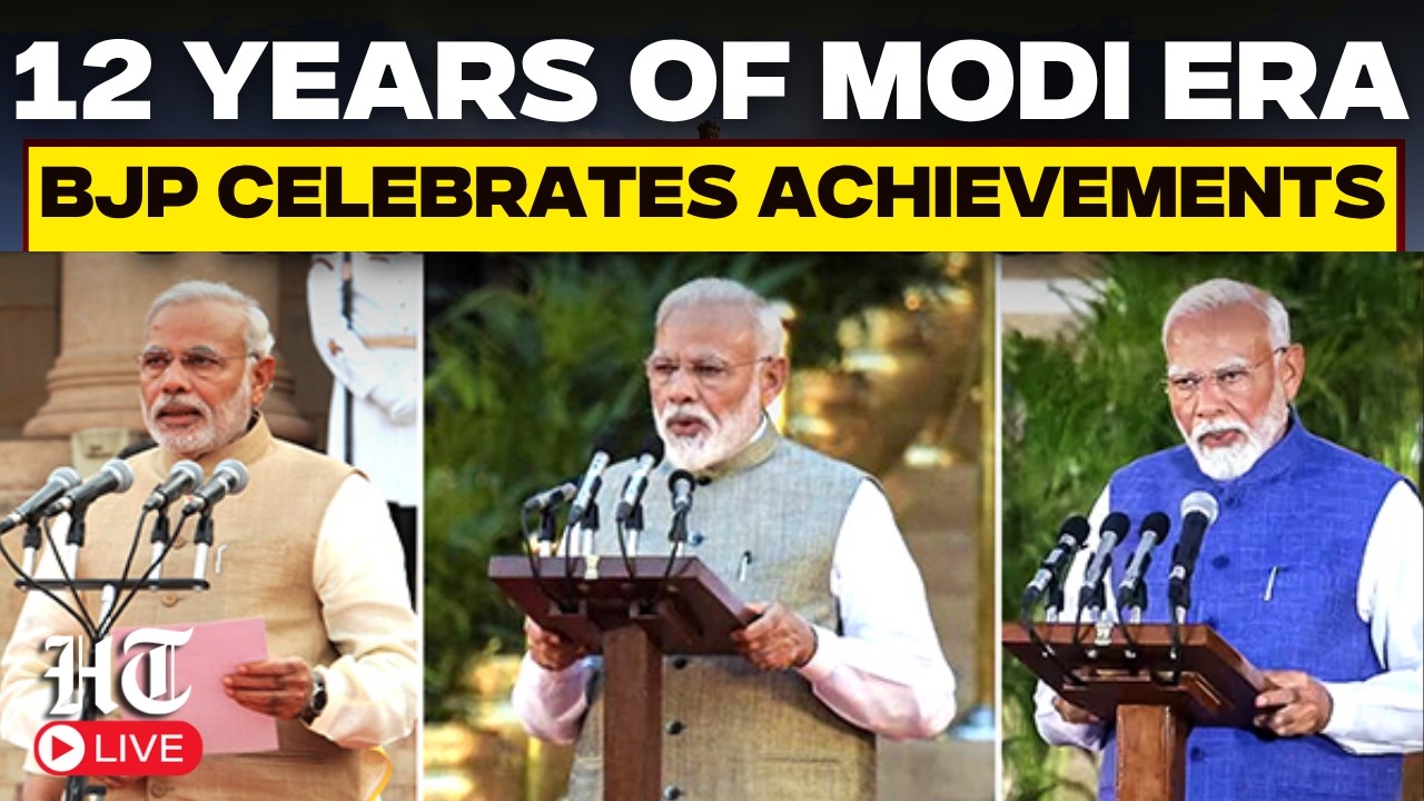 PM Modi LIVE | BJP | NDA | Modi | BJP Marks 12 Years of Modi Government With Nationwide Celebrations