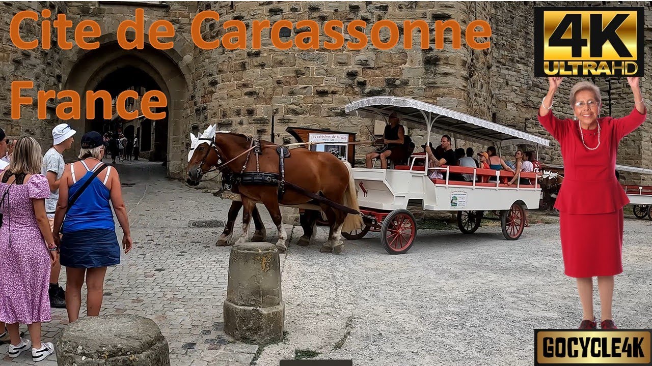Exploring the Enchanting Cité de Carcassonne on a Bustling Summer Day