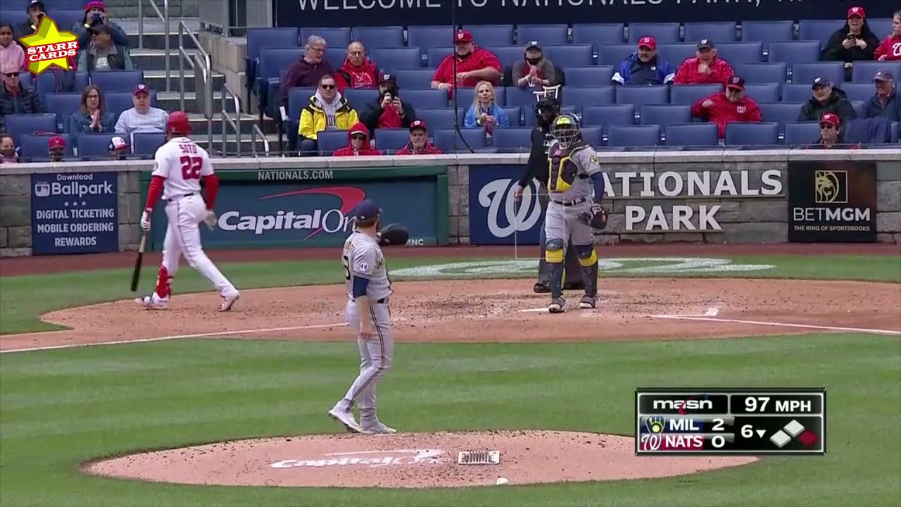 Brewers ace Brandon Woodruff fans 10 Nationals batters during his seven innings of work in 3-0 win
