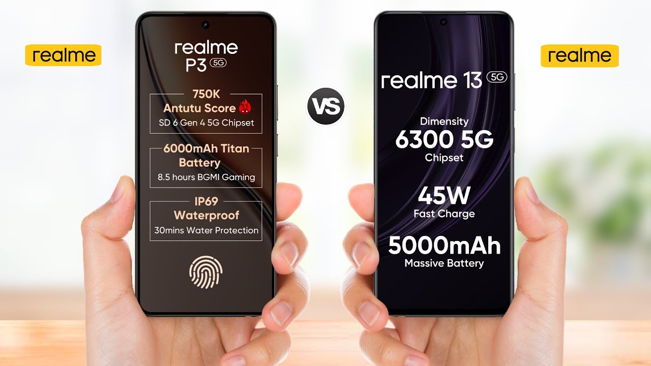 Realme P3 5g vs Realme 13 5g || Full Comparison