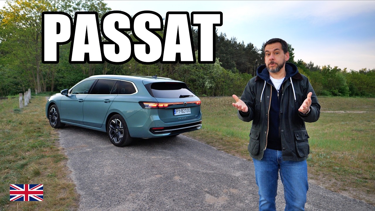 Volkswagen Passat B9 1.5 eTSI 2024 года выпуска — Solid Estate (ENG) — тест-драйв и обзор