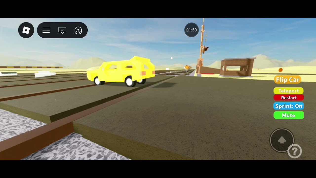 Train crash moment