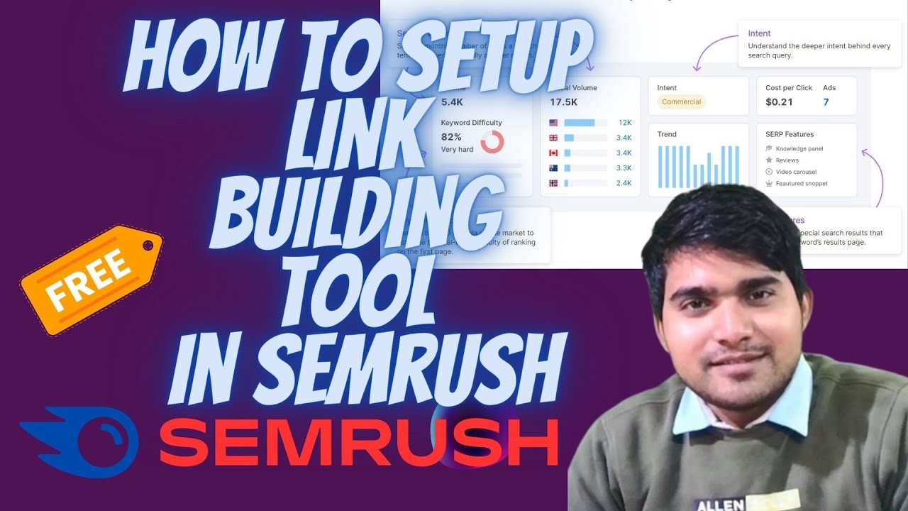 How To Use Link Building Tool in Semrush | Semrush Link Building Tool Tutorial in Hindi