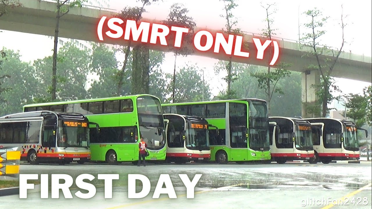 First Day of Operations - New Marina Centre Bus Terminal (SMRT Only)