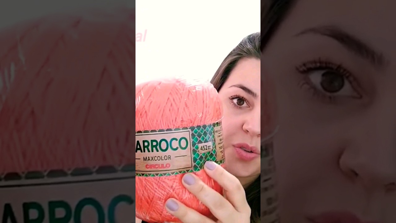 Fio Barroco x Barbante Ecosoft qual Diferença entre eles? Vídeo completo no canal