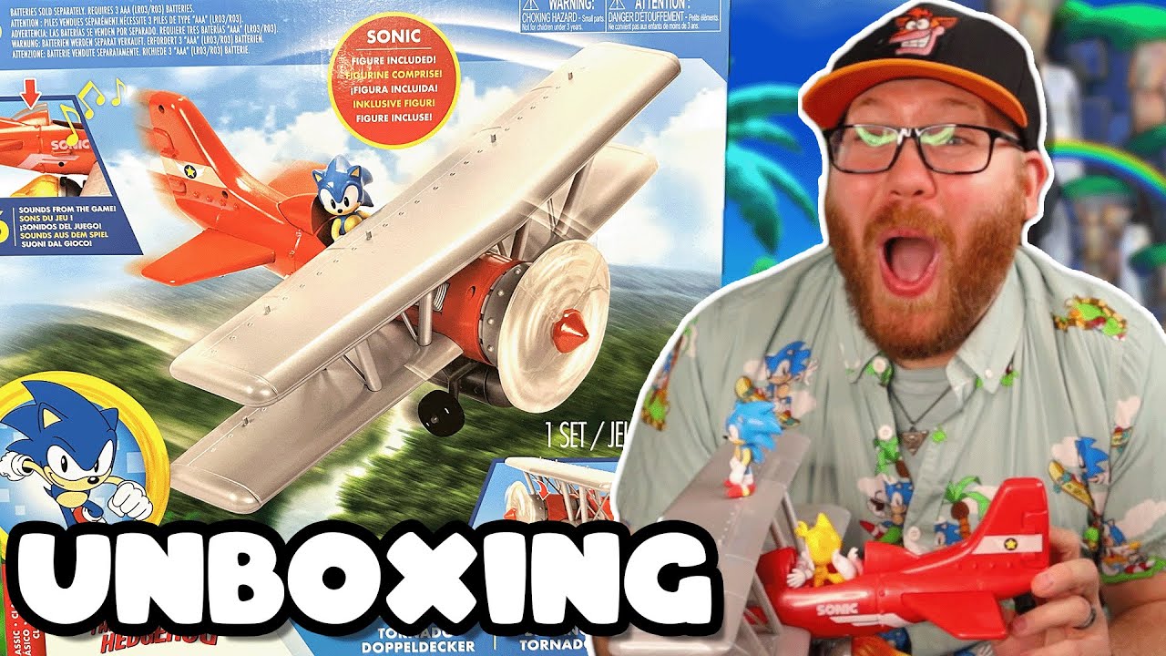 WAY PAST COOL | Jakks Pacific Sonic Biplane Tornado Unboxing & Review