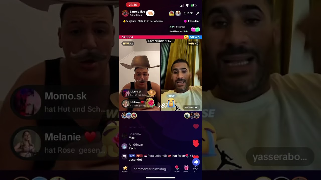 Verlierer muss Glatze rasieren | Barrelo rastet aus und ruft Arafat an wegen Yasser