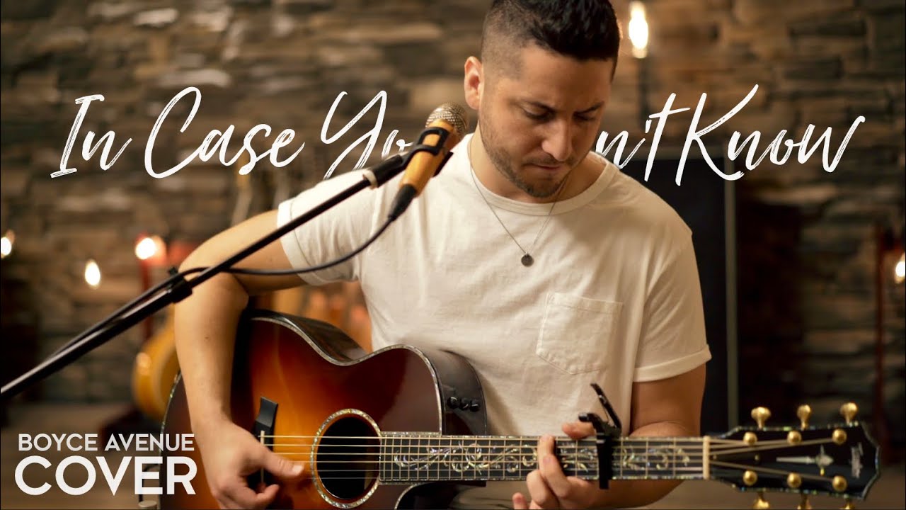 In Case You Didn't Know - Brett Young (Boyce Avenue acoustic cover) on Spotify & Apple