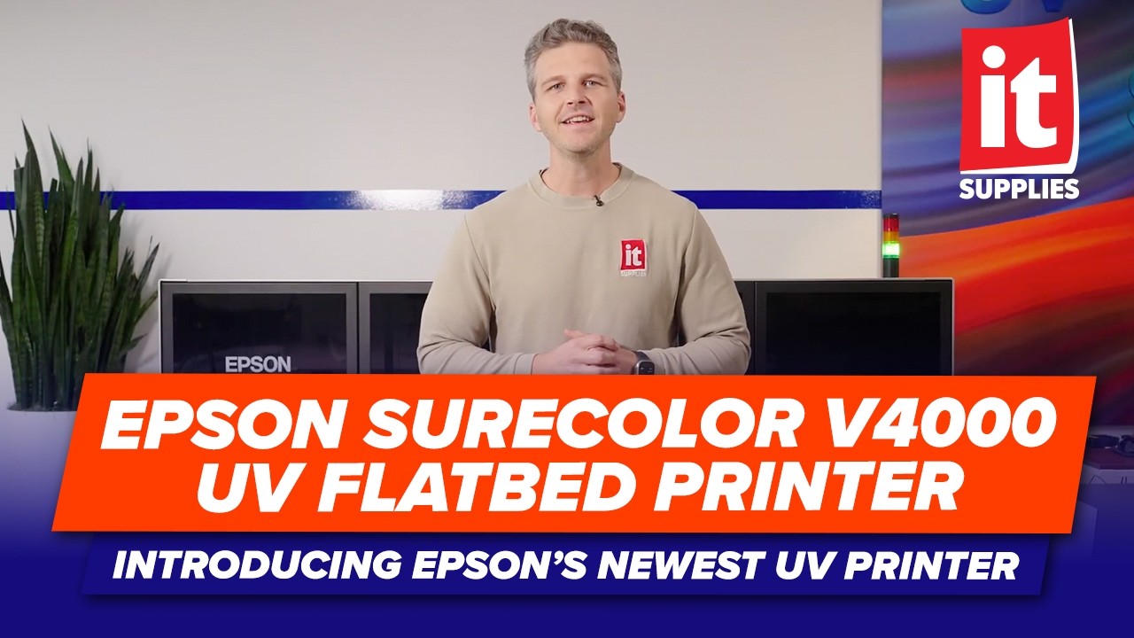 Планшетный УФ-принтер Epson SureColor V4000 &mdash; представляем новейший УФ-принтер от Epson.
