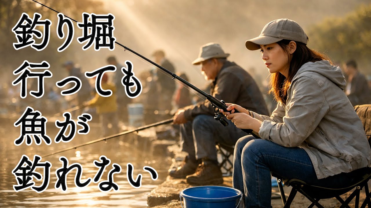 釣り堀行っても魚が釣れない私のエレジー