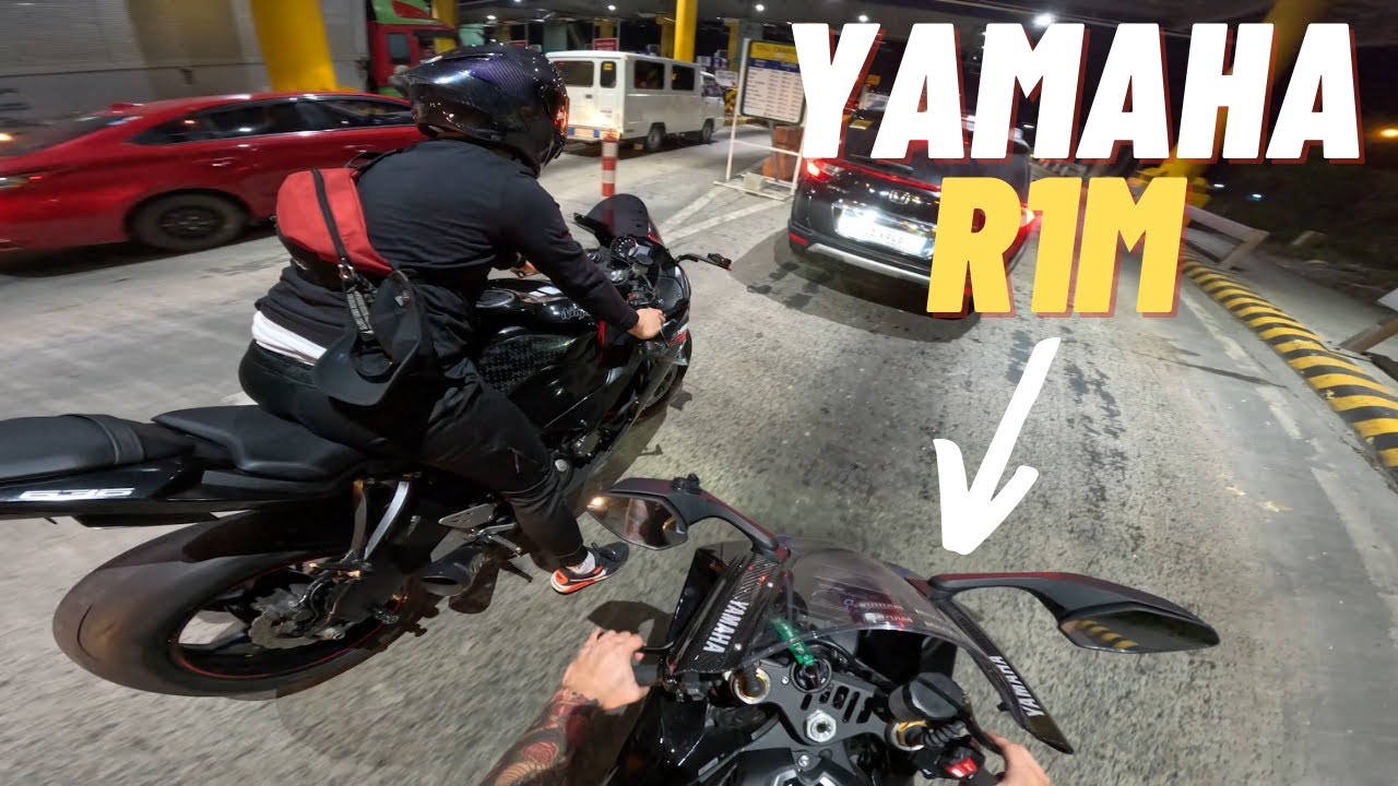 Taking out the Yamaha R1M on a bike meet