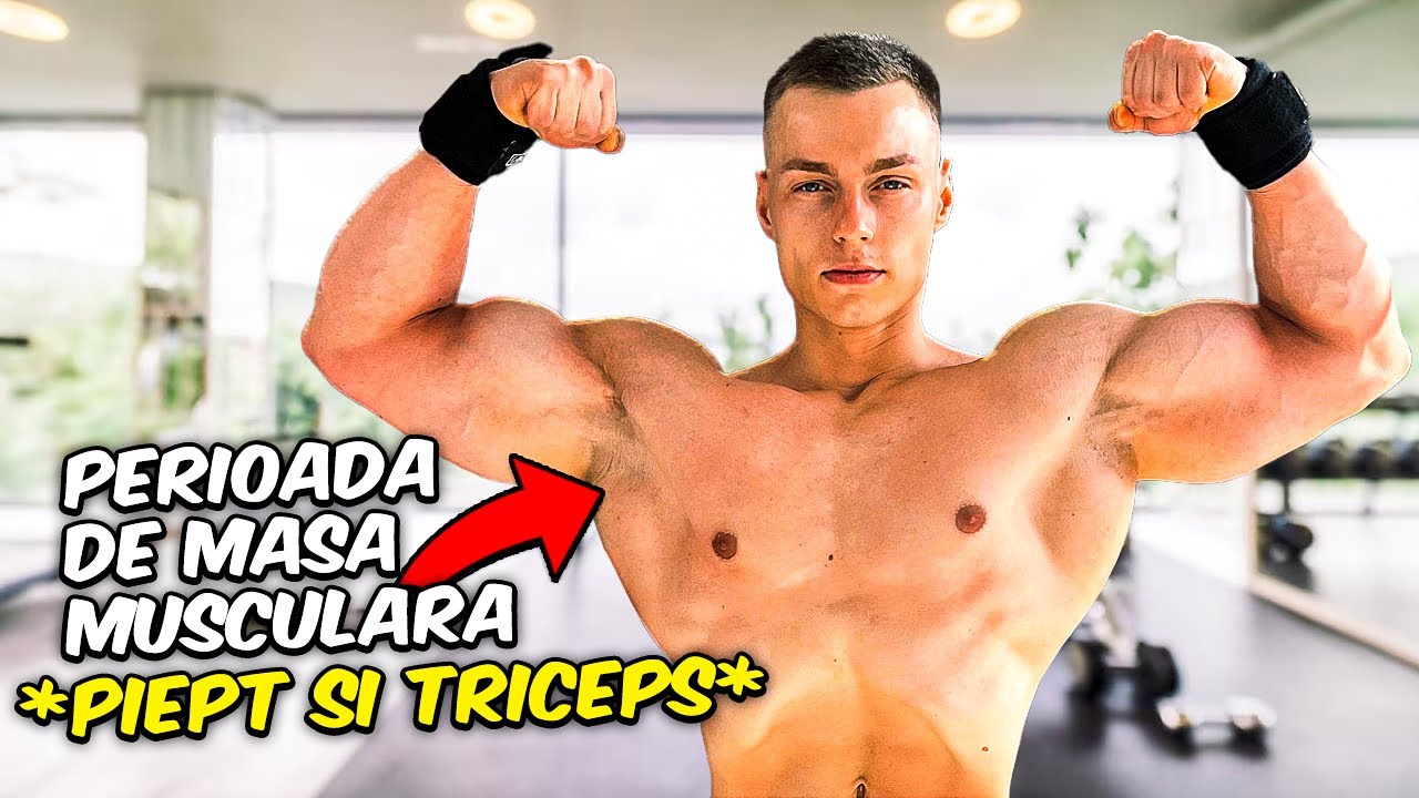 PERIOADA DE MASA MUSCULARA - PIEPT & TRICEPS